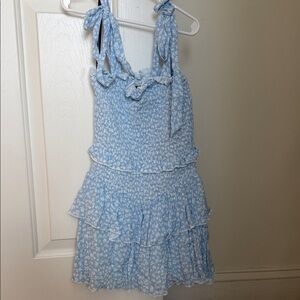 Katie J NYC Blue Floral Dress